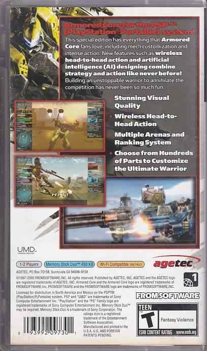 Armored Core Formula Front Extreme Battle - PSP (B Grade) (Genbrug)